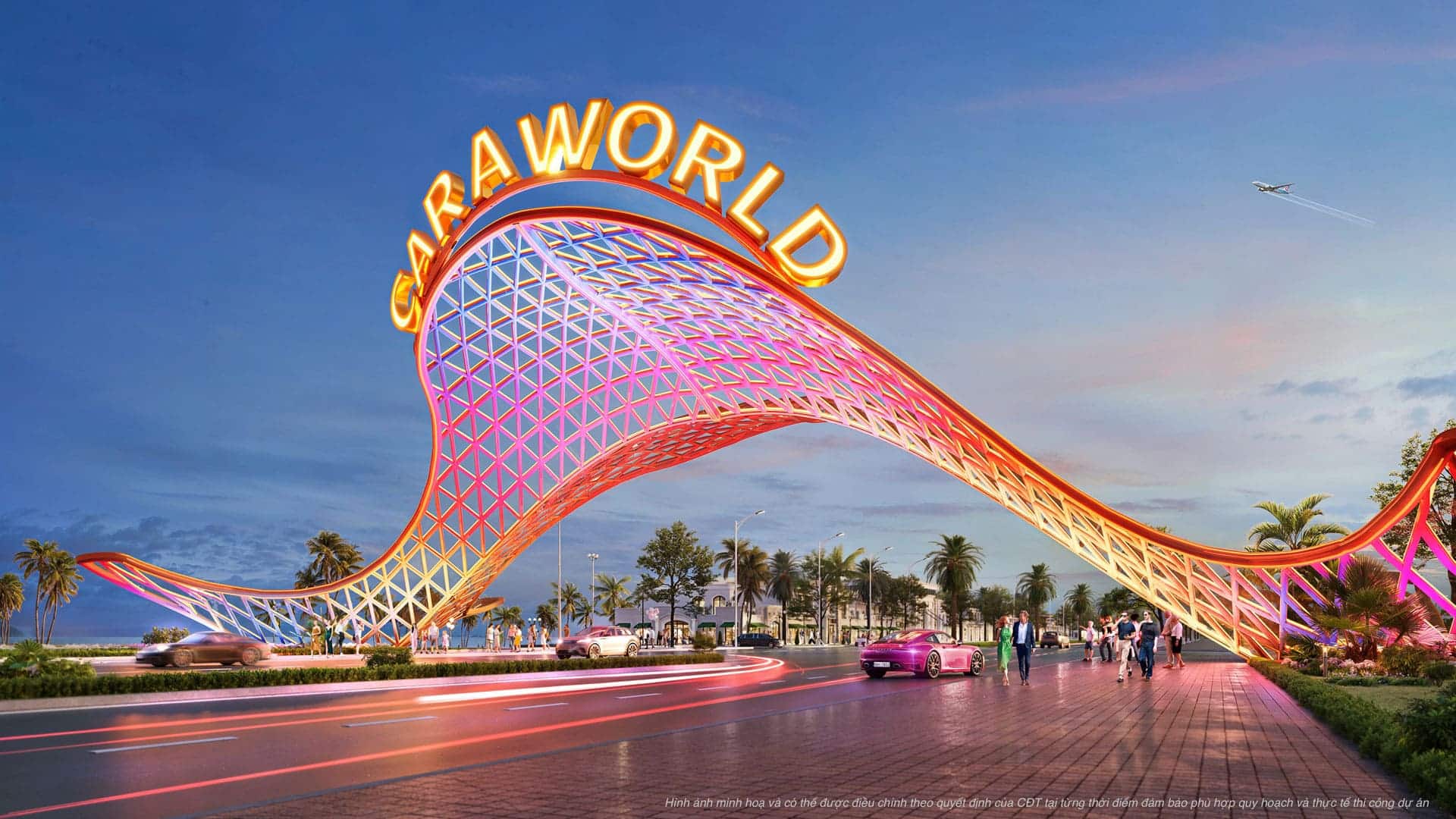 Vị trí CaraWorld Cam Ranh tại Bãi Dài, Khánh Hòa kết nối thuận tiện sân bay quốc tế, trục Nguyễn Tất Thành và hệ sinh thái du lịch ven biển.